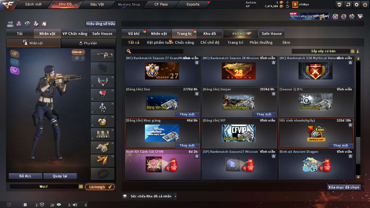 shop acc cf uy tin gia re